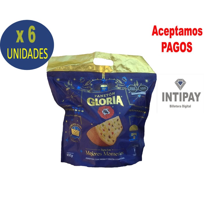 Paneton Gloria Bolsa X 6 Unid